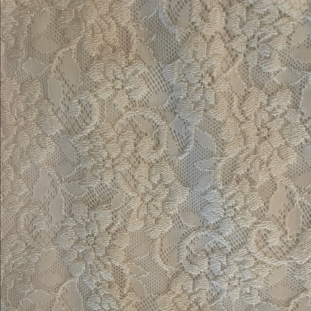 Carole Little Cream Lace Maxi‎ Dress